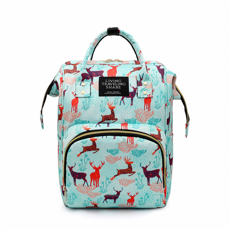 Chic and Practical: Unveiling the Ultra-Light Mummy Backpack with Trendy Prints