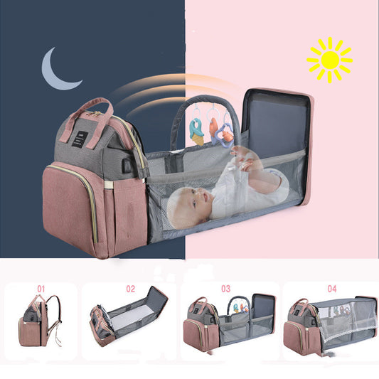 Effortless Parenting with the Multifunctional Diaper Bag Backpack and Changing Station