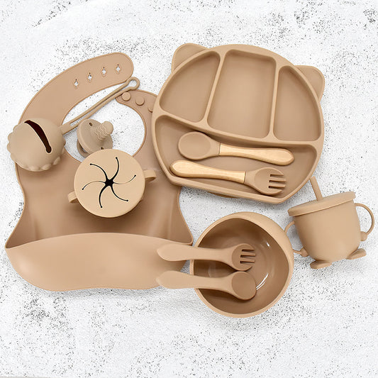Complete Silicone Baby Feeding Set for Happy, Mess-Free Mealtime Adventures!